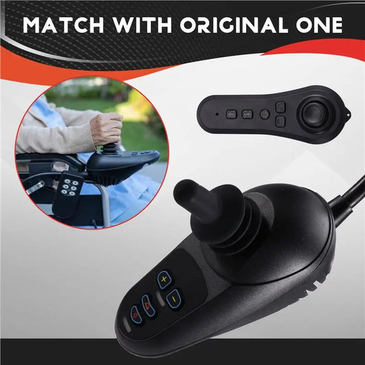 Dual Controller Electric Wheelchair Joystick Universal Wireless Bluetooth Control Handle