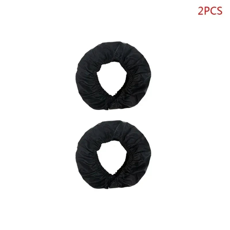 Set of 2 Dustproof Wheel Covers for Baby Strollers - Oxford Cloth Tire Protectors for Infant Pushchairs and Prams