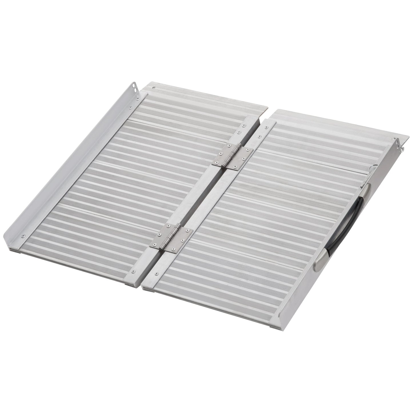 HOMCOM 2Ft Aluminium Folding Wheelchair Ramp Equipment Mobility Suitcase