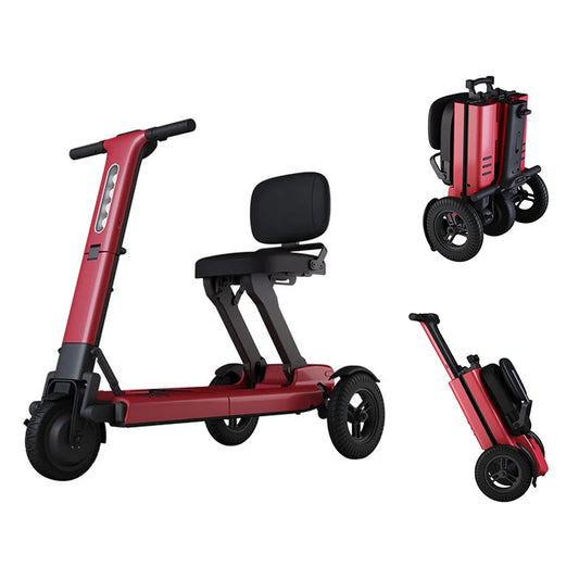 High-Quality 3-Wheel Brushless Folding Electric Mobility Scooter — Lightweight, Long Range
