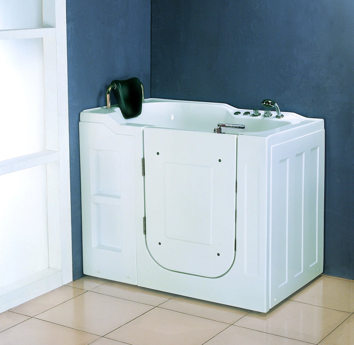 Acrylic Walk-In Bathtub with Opening Door — Accessible Soaking Spa Bath