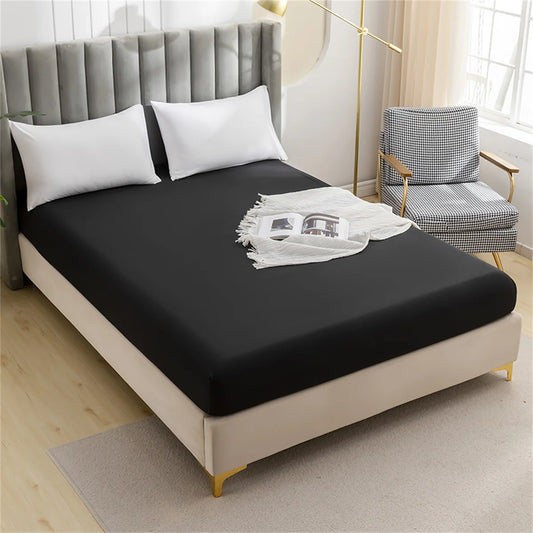 Waterproof Mattress Protector — Breathable Fitted Sheet Style