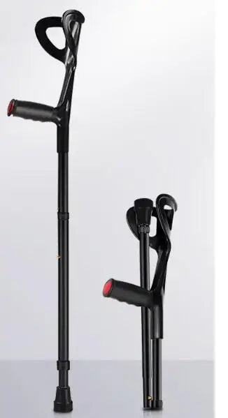 Forearm Crutches with Anti-Slip Cuffs — Adjustable, Adult Use
