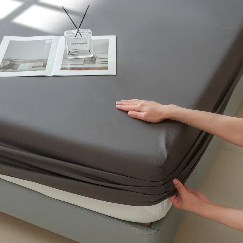 Waterproof Mattress Protector — Breathable Fitted Sheet Style