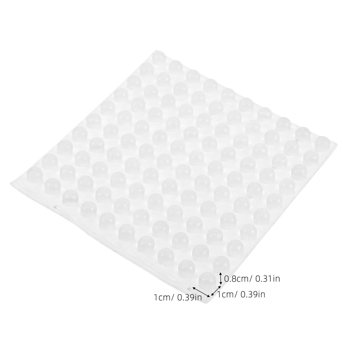 100Pcs Silicone Braille Tactile Dots Self Adhesive Clear Bump Dots Low Vision Assistive Gadgets for Remote Controls Appliances
