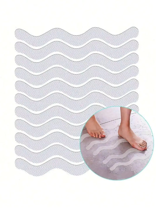 Transparent Bathroom Bathtub anti Slip Sticker Strong Adhesive Easy to Cut Waterproof anti Fall Safety Sticker