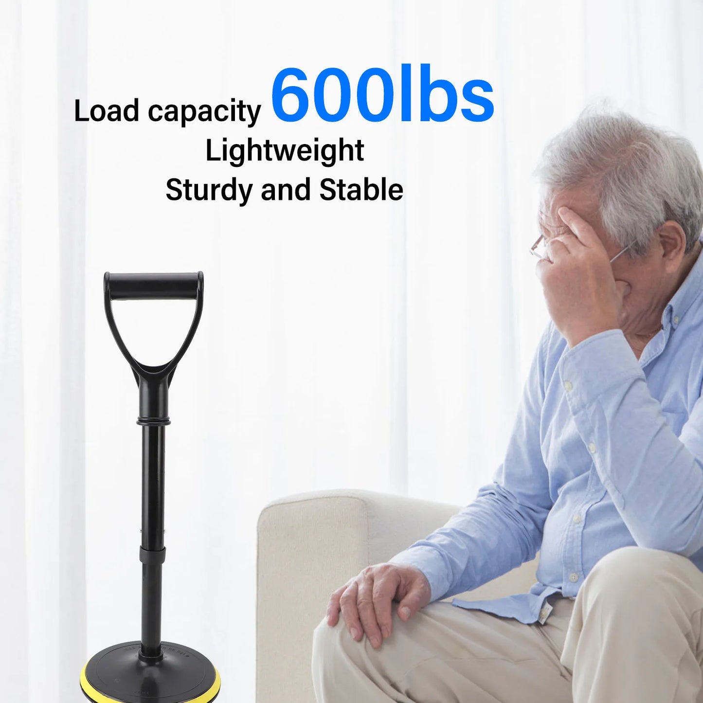Standing Assist Device Portability Standing Aid Device Adjustable Non Slip Stable Support Help Seniors Get up for Elderly Living