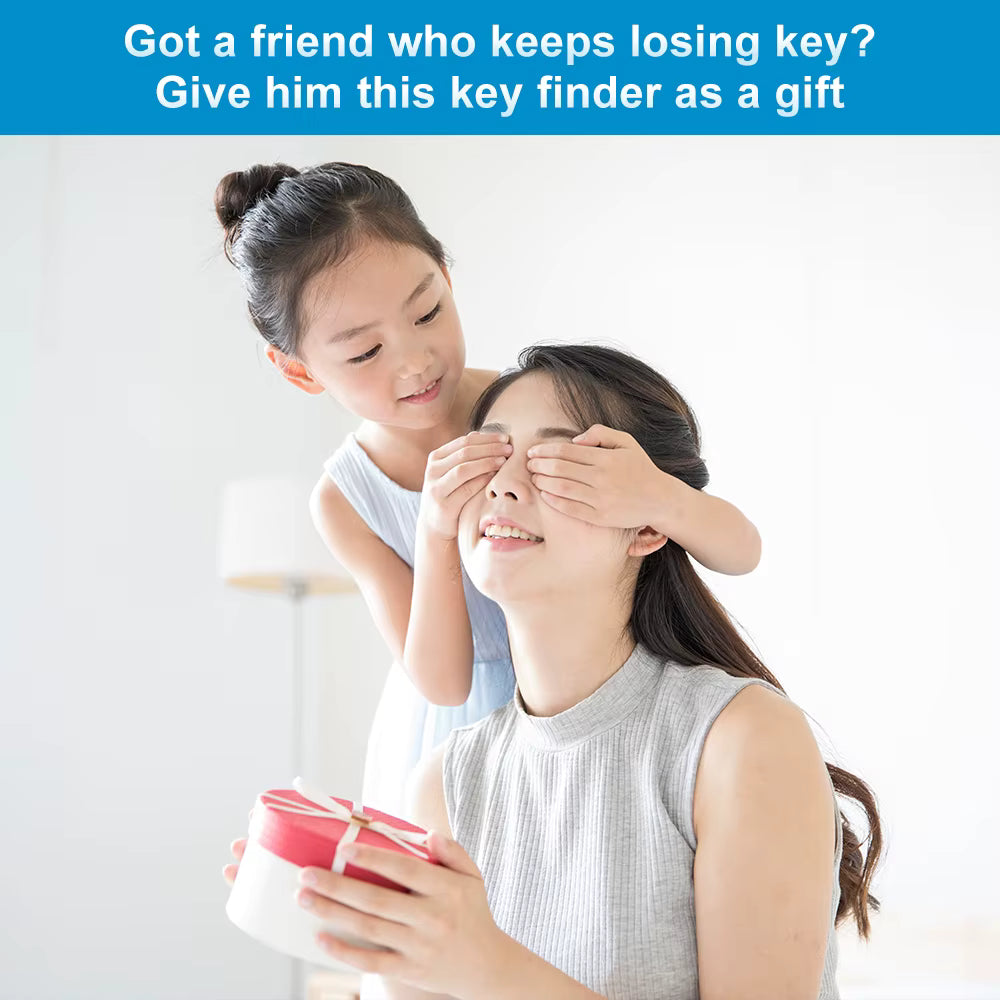 Wireless RF key finder with six receivers