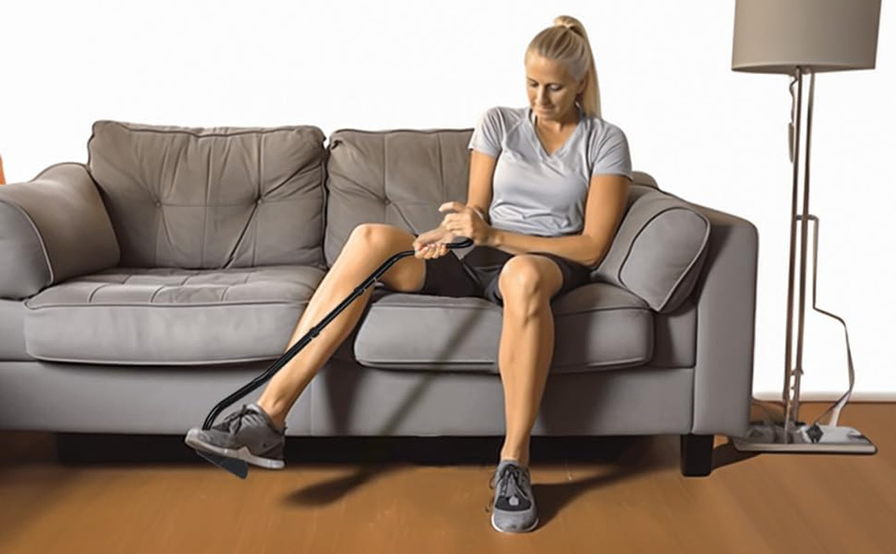 Stair Climbing Cane with Leg Lifter, Adjustable Mobility Aid for Seniors | Stair Climbing Assist Cane with Foot Platform. Compact Foldable Design. Fits 5' to 6'2". 280Lb Capacity. Great for Seniors.