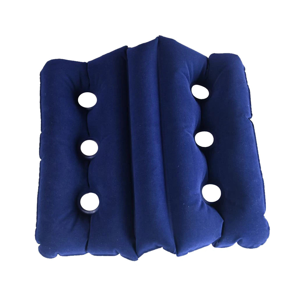 Orthopedic Air Inflatable Cushion for Wheelchairs - Tailbone, Sciatica, and Hemorrhoid Support Pillow