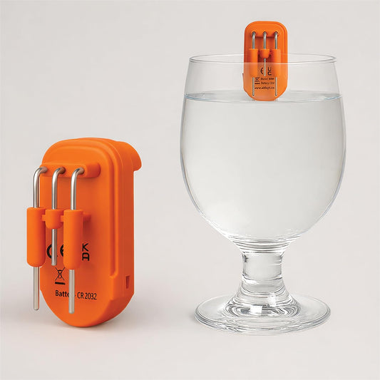 Liquid Level Indicator with Loud Audible Vibrating Alarm to Signal Cup Mug Full for Use by Blind and Visually Impaired Usersorange