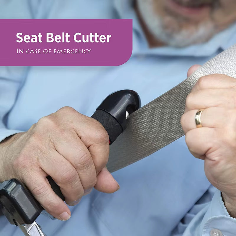 Portable Car Door Assist Handles for Elderly People Multifunctional Seat Belt Cutter Elderly Specific Window Breaker