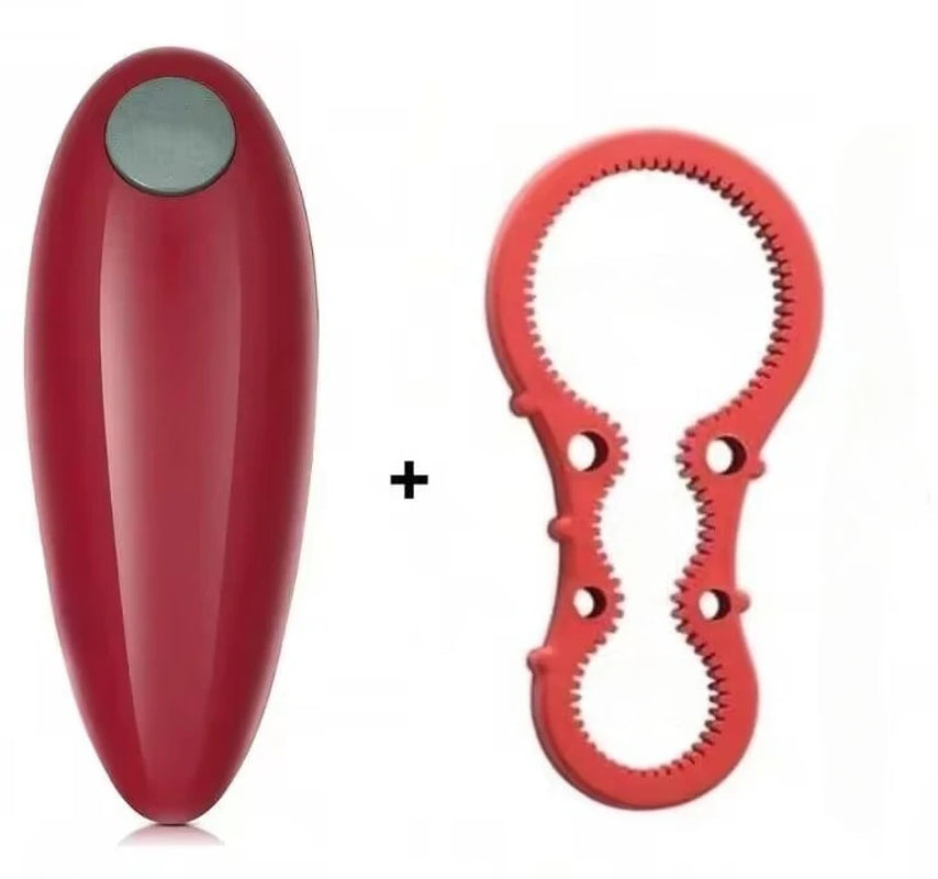 One-Touch Electric Can Opener — Hands-Free, Automatic