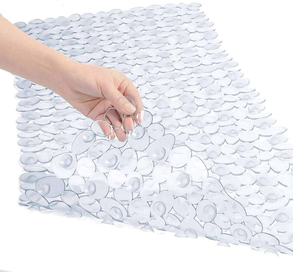 Non-Slip PVC Bathroom Mat with Suction Cups for Safety Waterproof Slip-Resistant Bathroom Floor Shower Mats Bathtub beside Mat