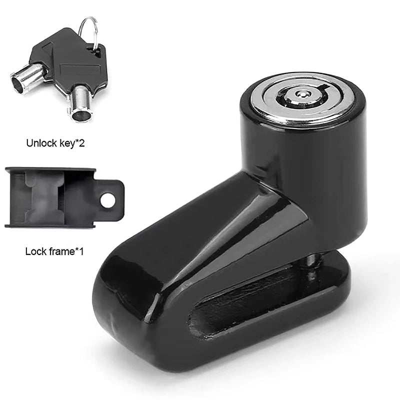 Anti-Theft Lock Electric Scooter Disc Brake Lock Bicycle Mountain Bike Motorcycle Disc Lock Safety Theft Protect