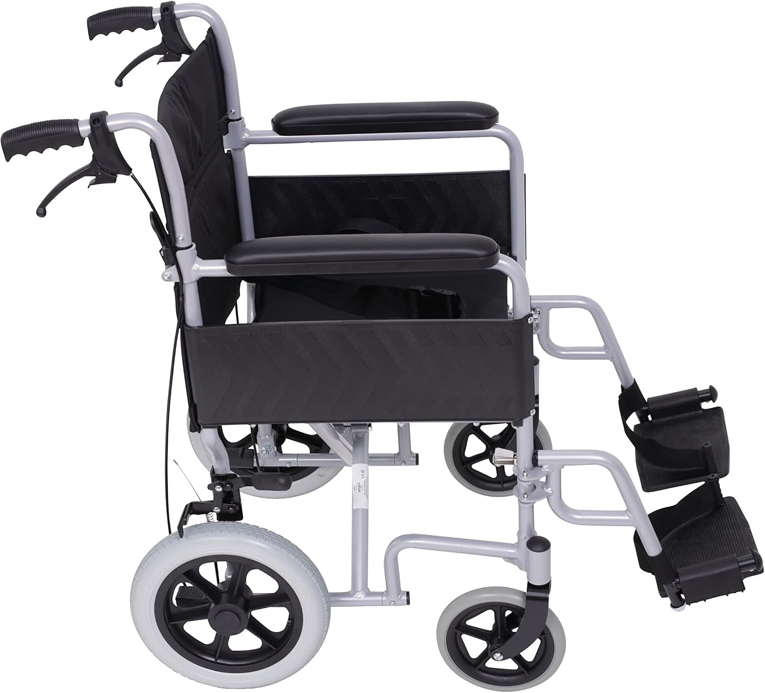 AMW004  Lightweight Aluminum Folding Transit Travel Wheelchair Net Carry Weight Only 11Kg
