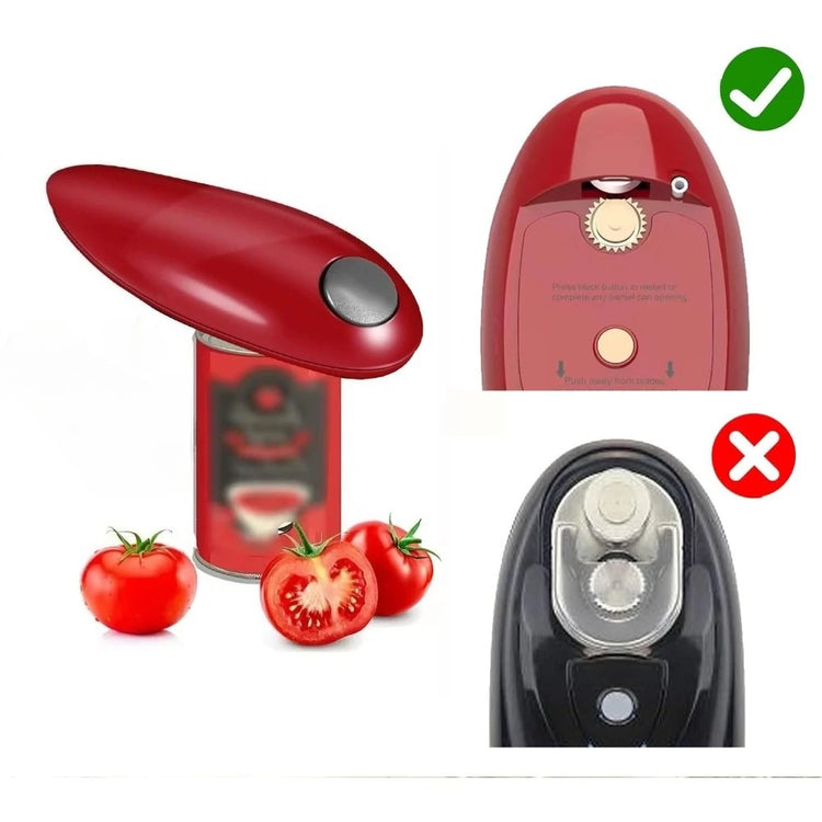 One-Touch Electric Can Opener — Hands-Free, Automatic