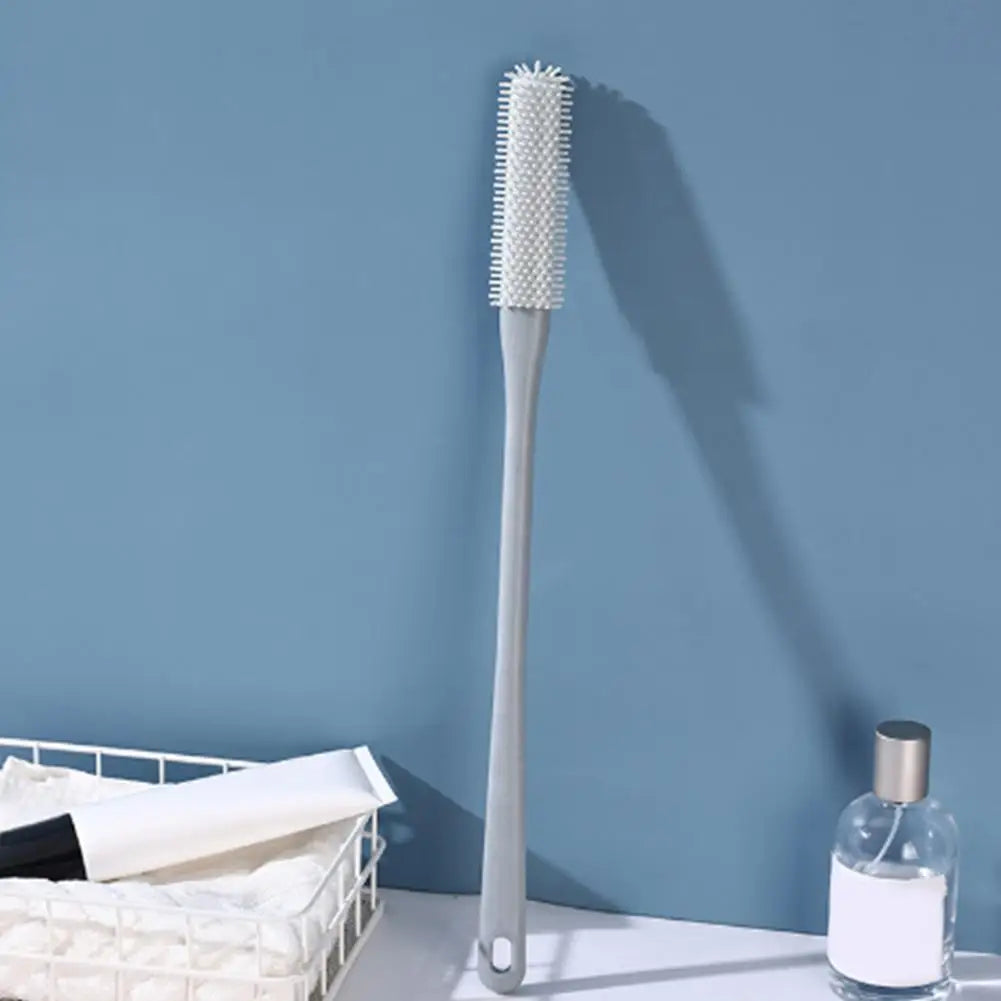 Silicone Toe Cleaning Brush Foot Scrubber for Seniors Elderly with Long Handle Shower Gap Brush between Toes Elderly Care