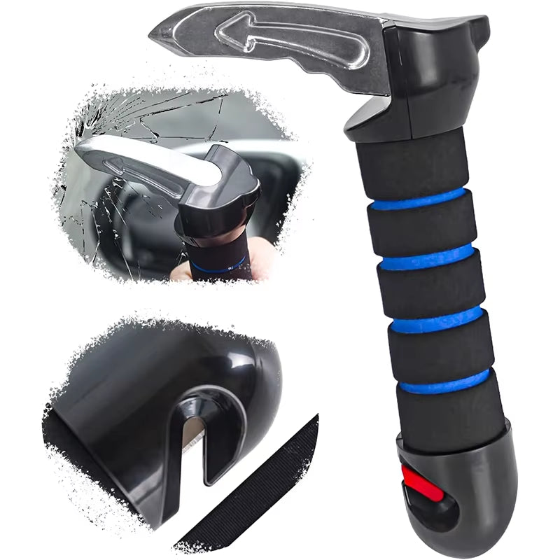 Portable Car Door Assist Handles for Elderly People Multifunctional Seat Belt Cutter Elderly Specific Window Breaker