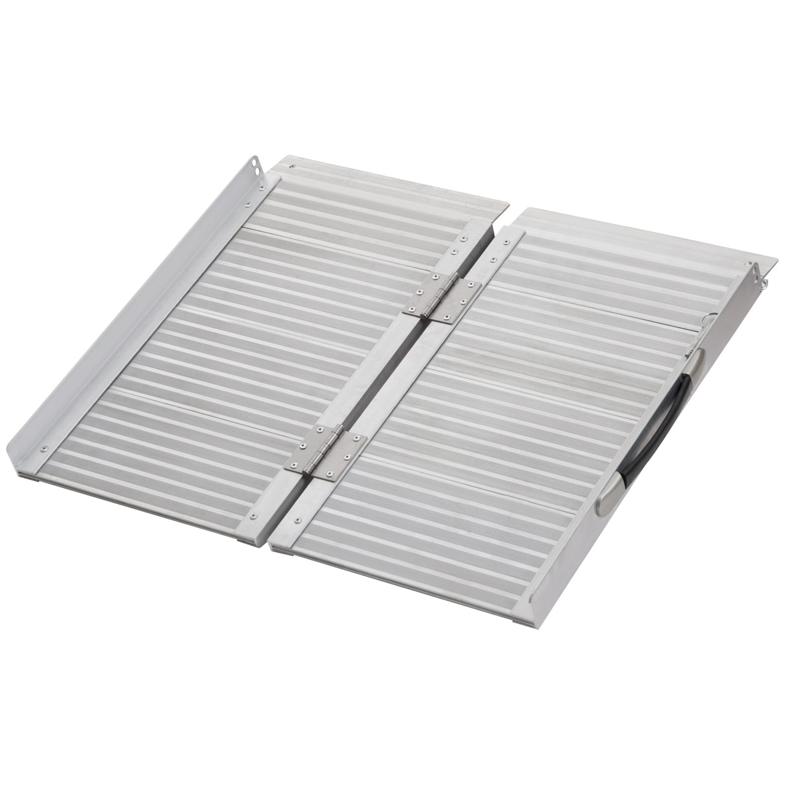 HOMCOM 2Ft Aluminium Folding Wheelchair Ramp Equipment Mobility Suitcase