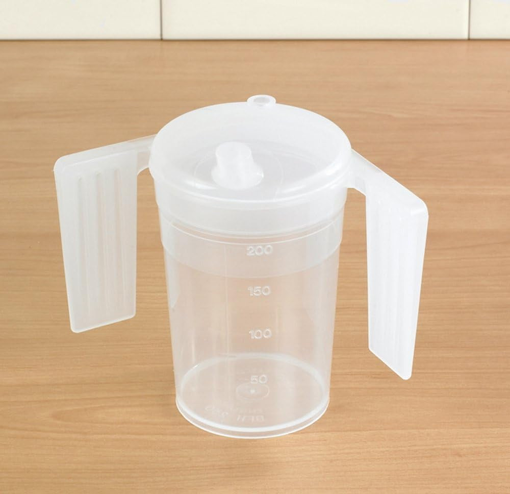 Healthcare Feeder Cup with Handle with Wide Spout
