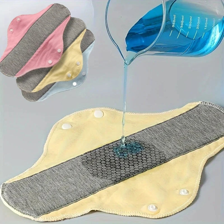 1/3/6Pcs Leak-Proof & Waterproof Washable Incontinence Pads with Graphene Aseptic Technology for Elderly Care