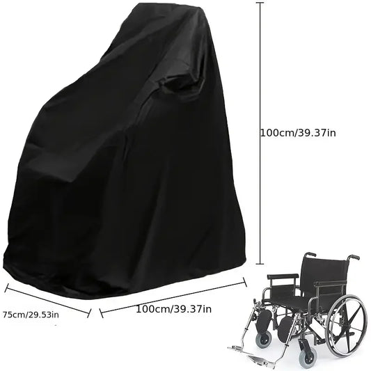 1Pcs 210D Durable Heavy-Duty Electric Wheelchair Cover - All-Weather Protection, UV Shield, Windproof, Snowproof