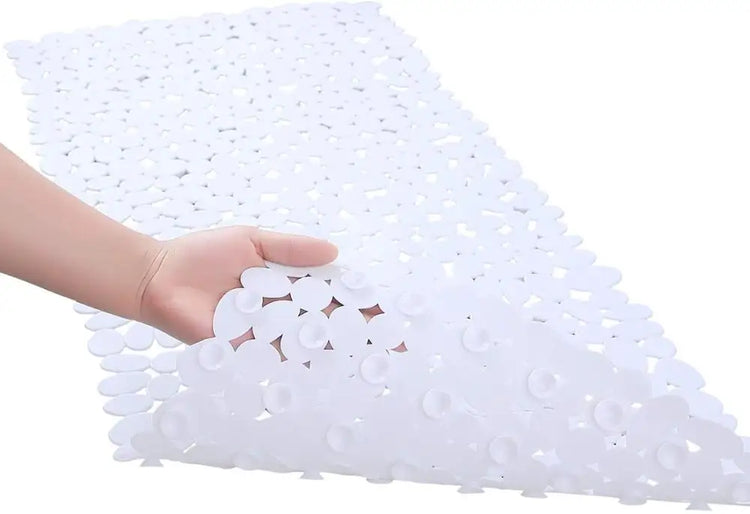 Non-Slip PVC Bathroom Mat with Suction Cups for Safety Waterproof Slip-Resistant Bathroom Floor Shower Mats Bathtub beside Mat