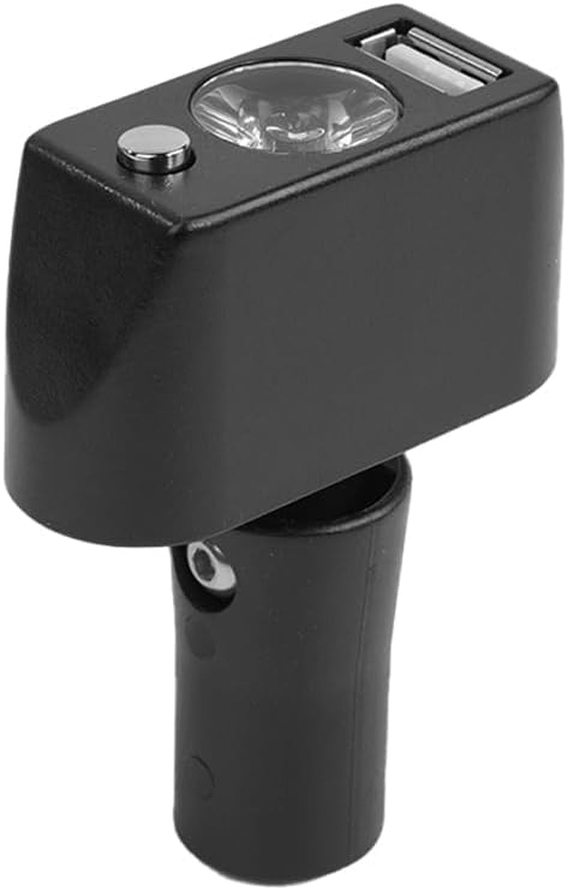 Power Wheelchair Controller, LED Lighting Controller with USB Light Port, 3-Pin XLR Connector, Adjustable Angle, Compatible with Most Power Wheelchairs