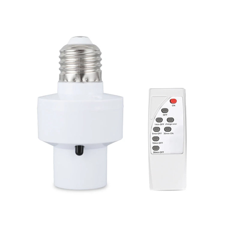 Infrared Smart Convertible LED Lampholder E27 AC85-265V with IR Remote Control Lazy People Must Have Convenience