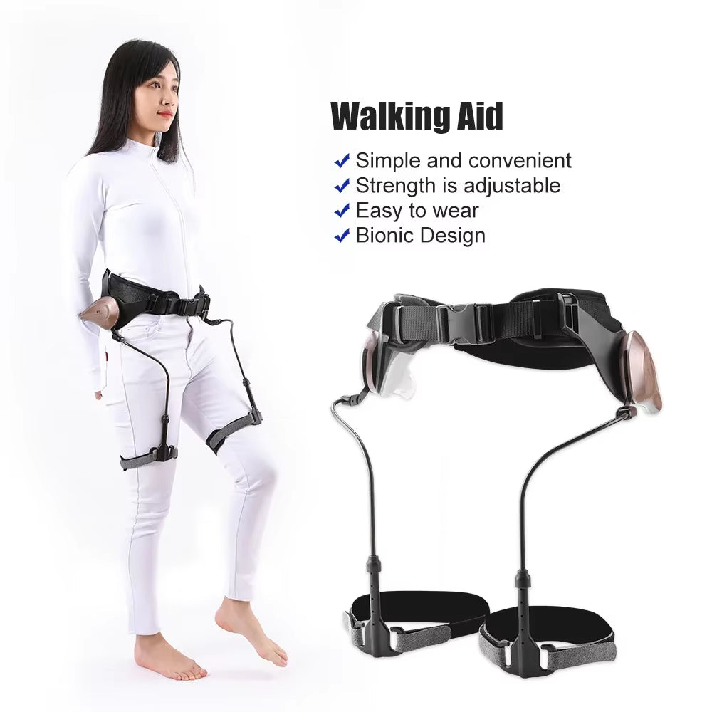 Power Walking Assist Walker — Leg Lifting & Stair Support