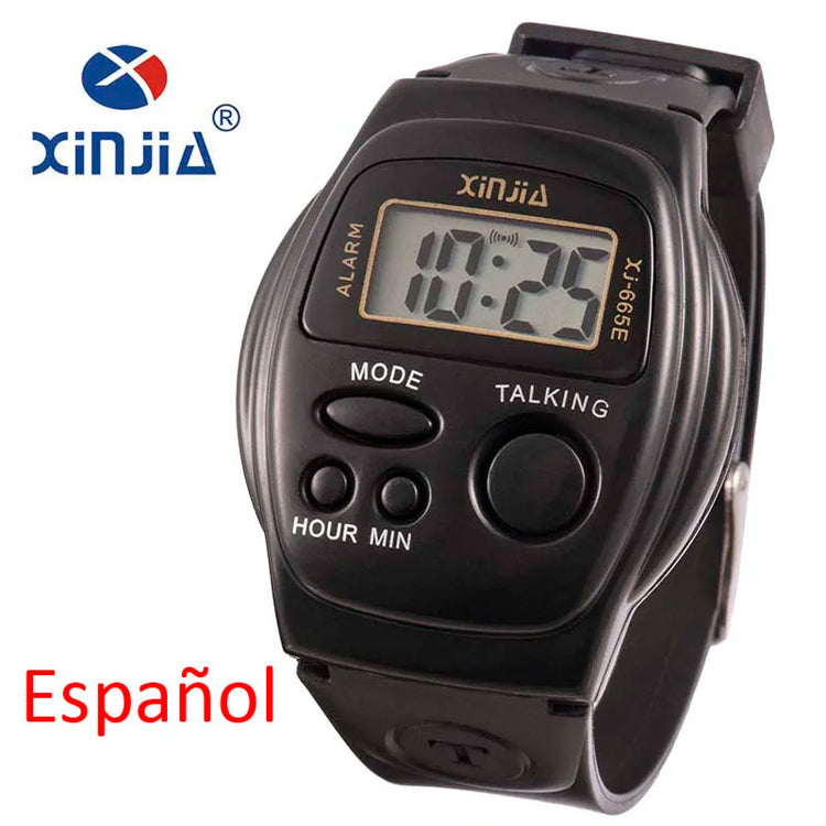 New Simple Old Men and Women Talking Watch Speak English Blind Electronic Digital Sports Wristwatches for the Elder