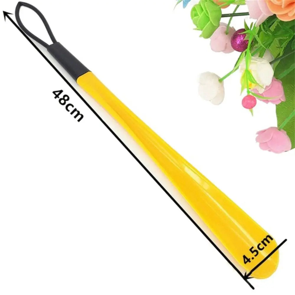Mobility Aid Long Handled Shoe Horn Colorful 49.5Cm Shoehorn Plastic Shoe Remover Pregnant Elderly