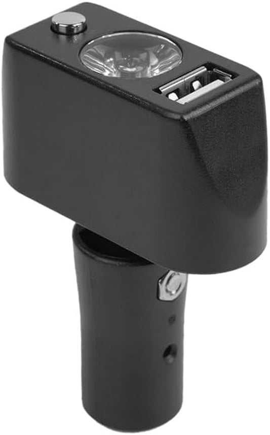 Power Wheelchair Controller, LED Lighting Controller with USB Light Port, 3-Pin XLR Connector, Adjustable Angle, Compatible with Most Power Wheelchairs