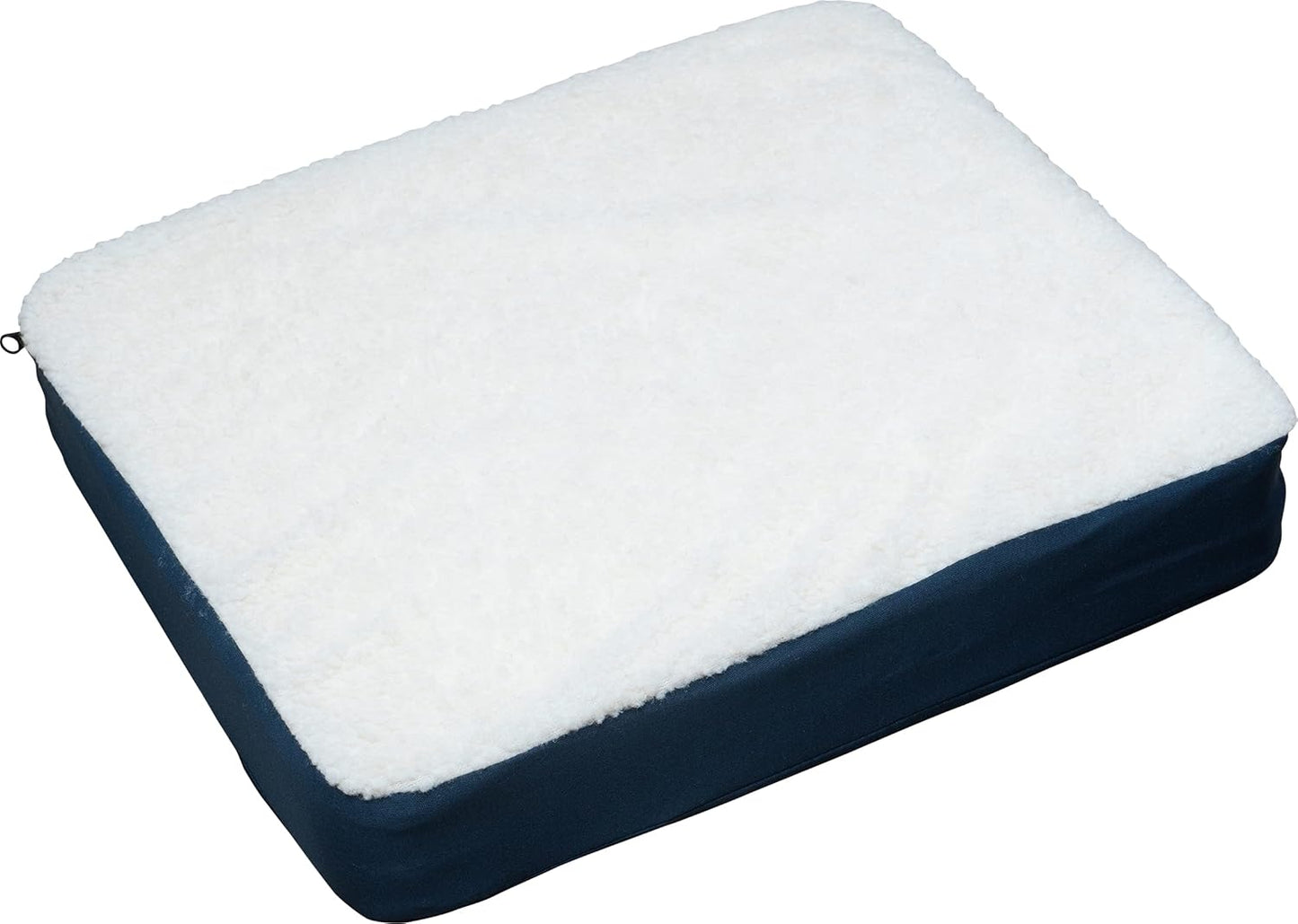 Gel Cushion with Removable Fleece Cover. Wheelchair, Scooter, Mobility, Pressure Relieving Seat Cushion, Chair, Sofa, Mobility, Elderly, Support, Comfort, Memory Foam Layer