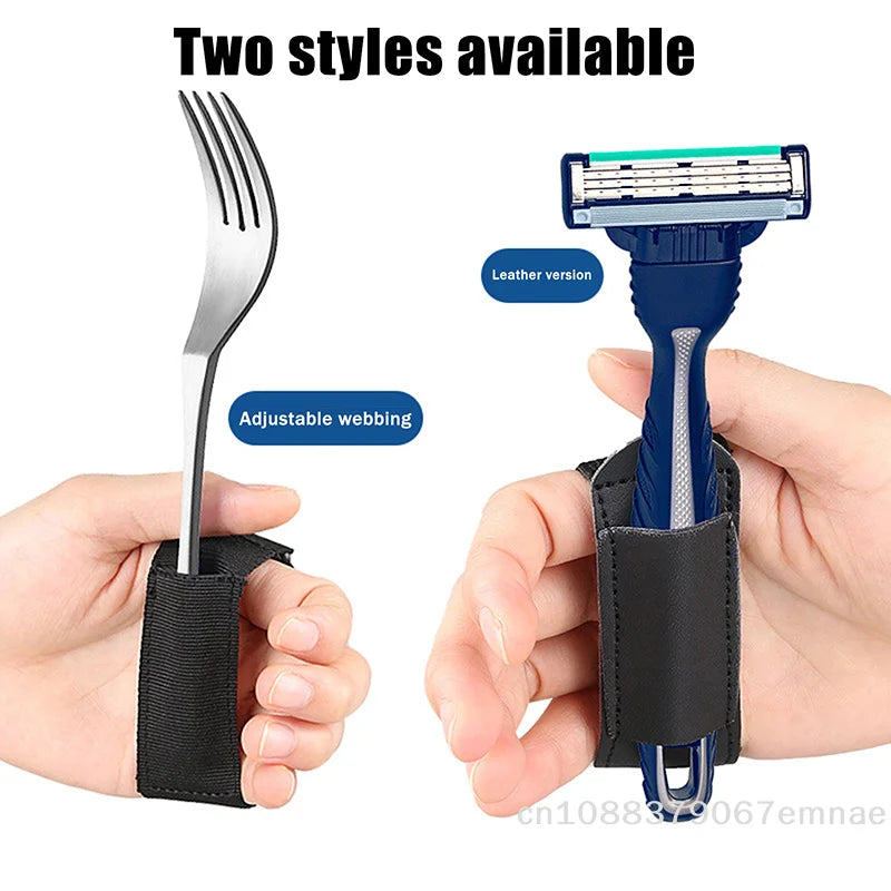 Utensil Cuff Holder – Elastic Eating Aid Strap