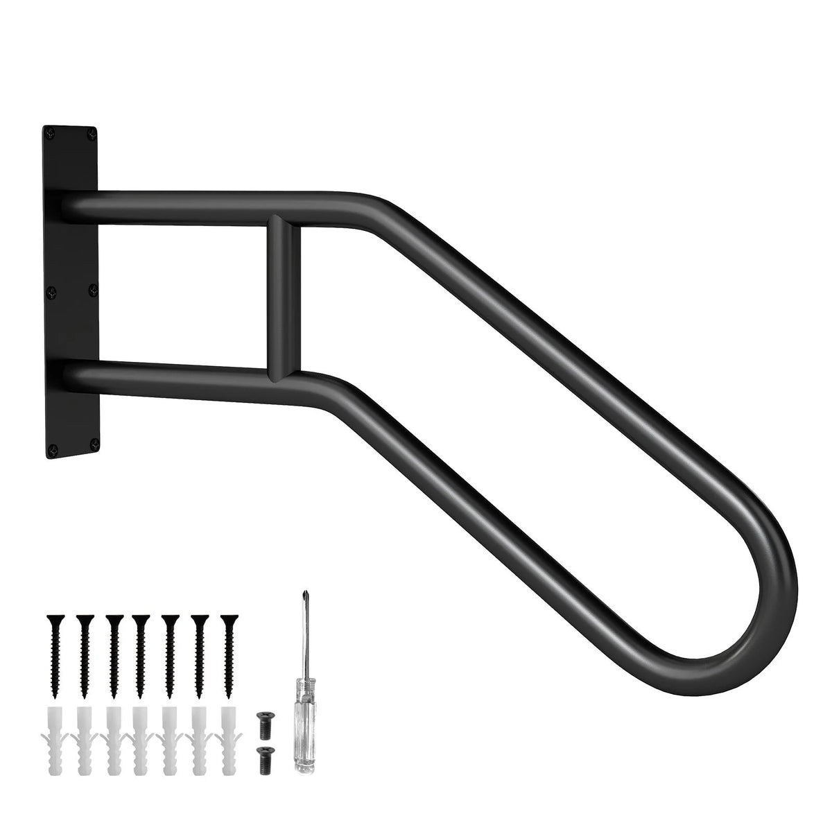 U-Shape Safety Handrail with Matte Finish for Elderly Kids