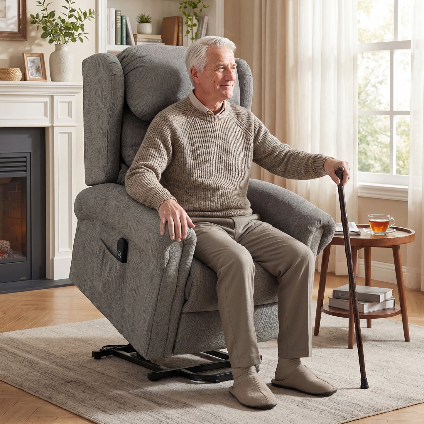 Power Lift Recliner Chair with Remote Control for Elderly