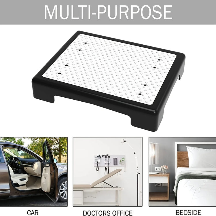 1Pc Mobility One Step Stool, Heavy Duty Indoor Outdoor Non-Slip Small Step Platform Assistive Device for Adult Elderly