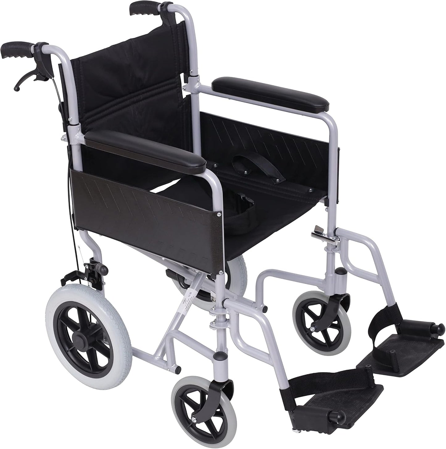 AMW004  Lightweight Aluminum Folding Transit Travel Wheelchair Net Carry Weight Only 11Kg