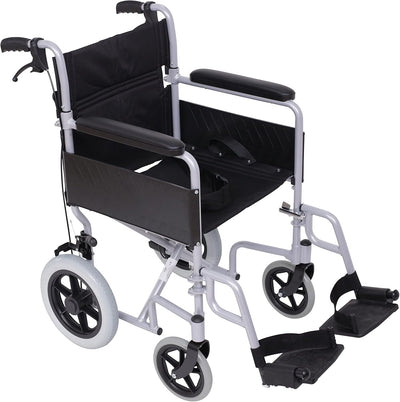 AMW004  Lightweight Aluminum Folding Transit Travel Wheelchair Net Carry Weight Only 11Kg