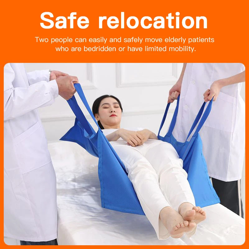 Elderly Disabled Transfer Belt Bed Nursing Shift Pad Turn over Auxiliary Belt Bedridden Patient Transport Carrying Mobile Belt