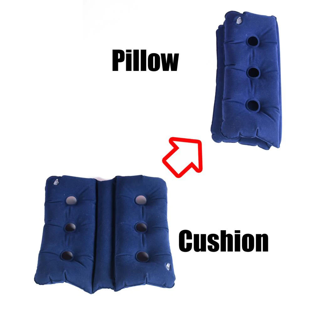 Orthopedic Air Inflatable Cushion for Wheelchairs - Tailbone, Sciatica, and Hemorrhoid Support Pillow