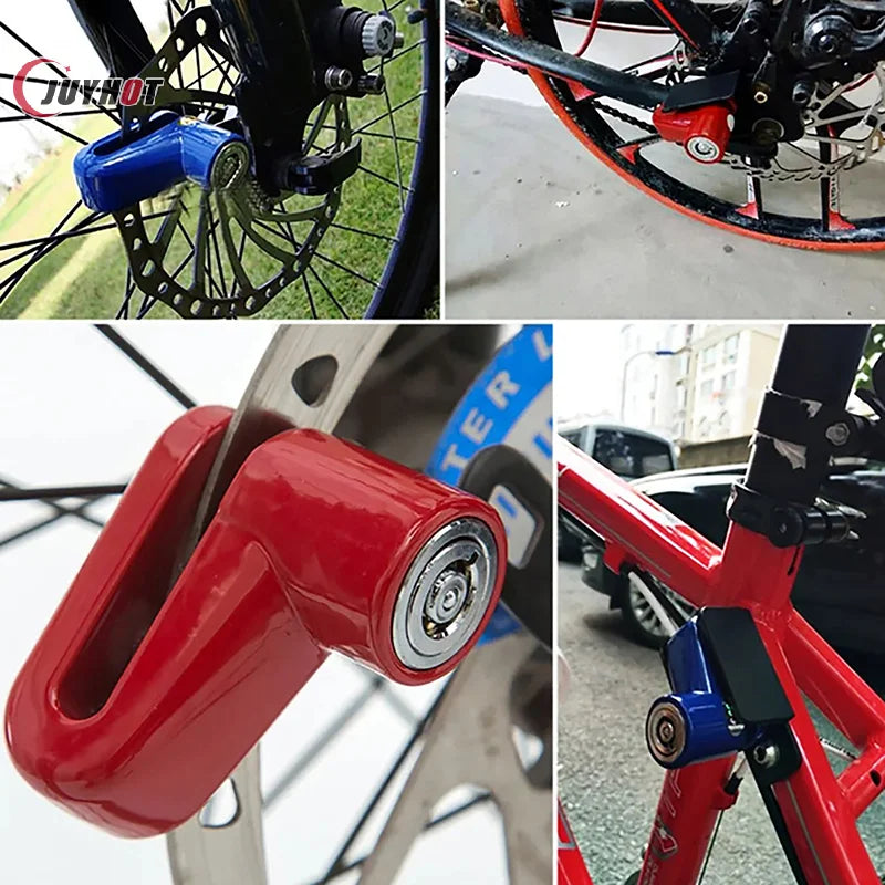 Anti-Theft Lock Electric Scooter Disc Brake Lock Bicycle Mountain Bike Motorcycle Disc Lock Safety Theft Protect