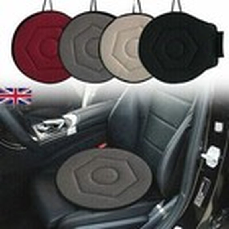 360° Swivel Seat Cushion Rotation Pad for Car & Office Chair Mobility Aid