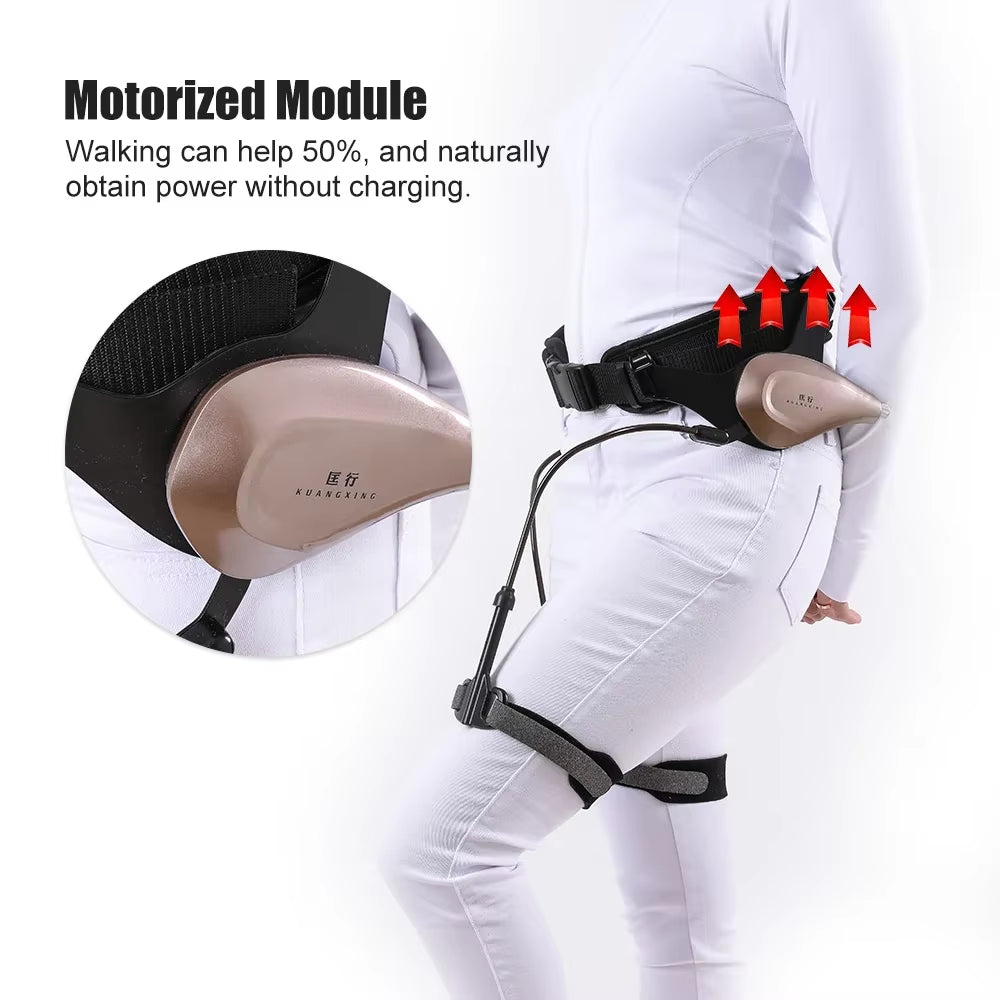 Power Walking Assist Walker — Leg Lifting & Stair Support