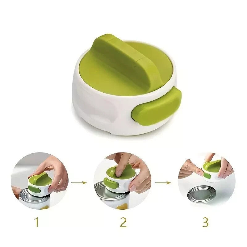Arthritis and Senior Friendly Easy Grip Compact Can Opener, Quick & Easy to Use