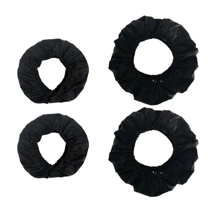 Set of 2 Dustproof Wheel Covers for Baby Strollers - Oxford Cloth Tire Protectors for Infant Pushchairs and Prams