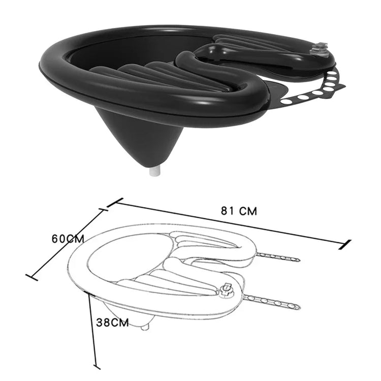 Inflatable Hair Washing Basin Portable PVC Foldable Shampoo Basin for Pregnant Women Elderly Patient Quickly Inflated Deflated