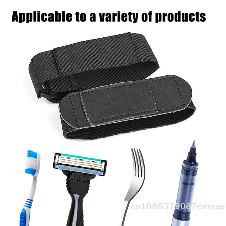 Utensil Cuff Holder – Elastic Eating Aid Strap